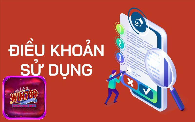 Nội dung trong điều khoản sử dụng win789